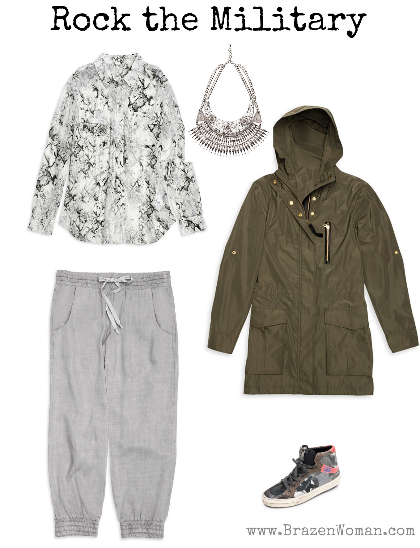 Spring Trend: How to Rock the Military Look - BrazenWoman